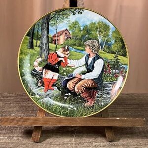 Kaiser Puss & Boots Fairytale Decorative Plate